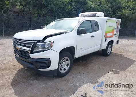 2021 Chevrolet Colorado 4Wd Long Box Wt из США, поврежденный, VIN 1GCHTBEN6M1290559